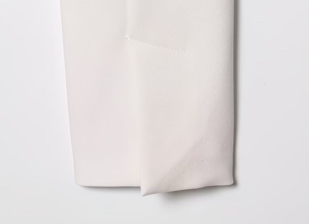 The Élan Cropped Blazer – Ivory