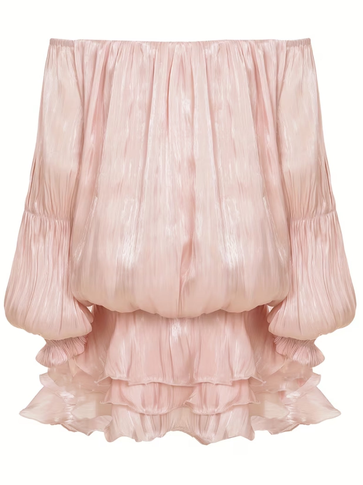 Isla Off-Shoulder Ruffle Mini Dress