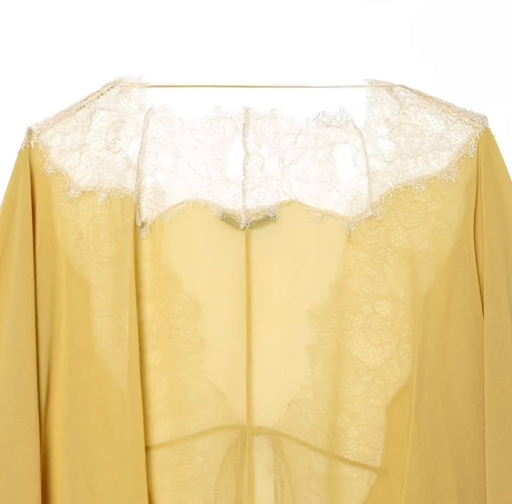 Women's Eyelash Knit Lace V-Neck Cardigan with Front Tie & Batwing Sleeves – Lightweight Beach Cover-Up