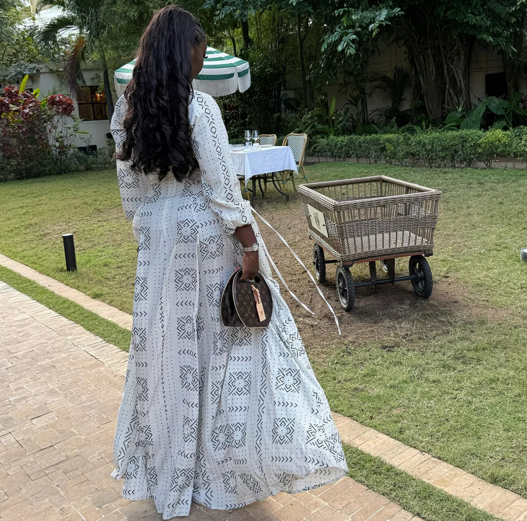 Azalia Printed Maxi Dress