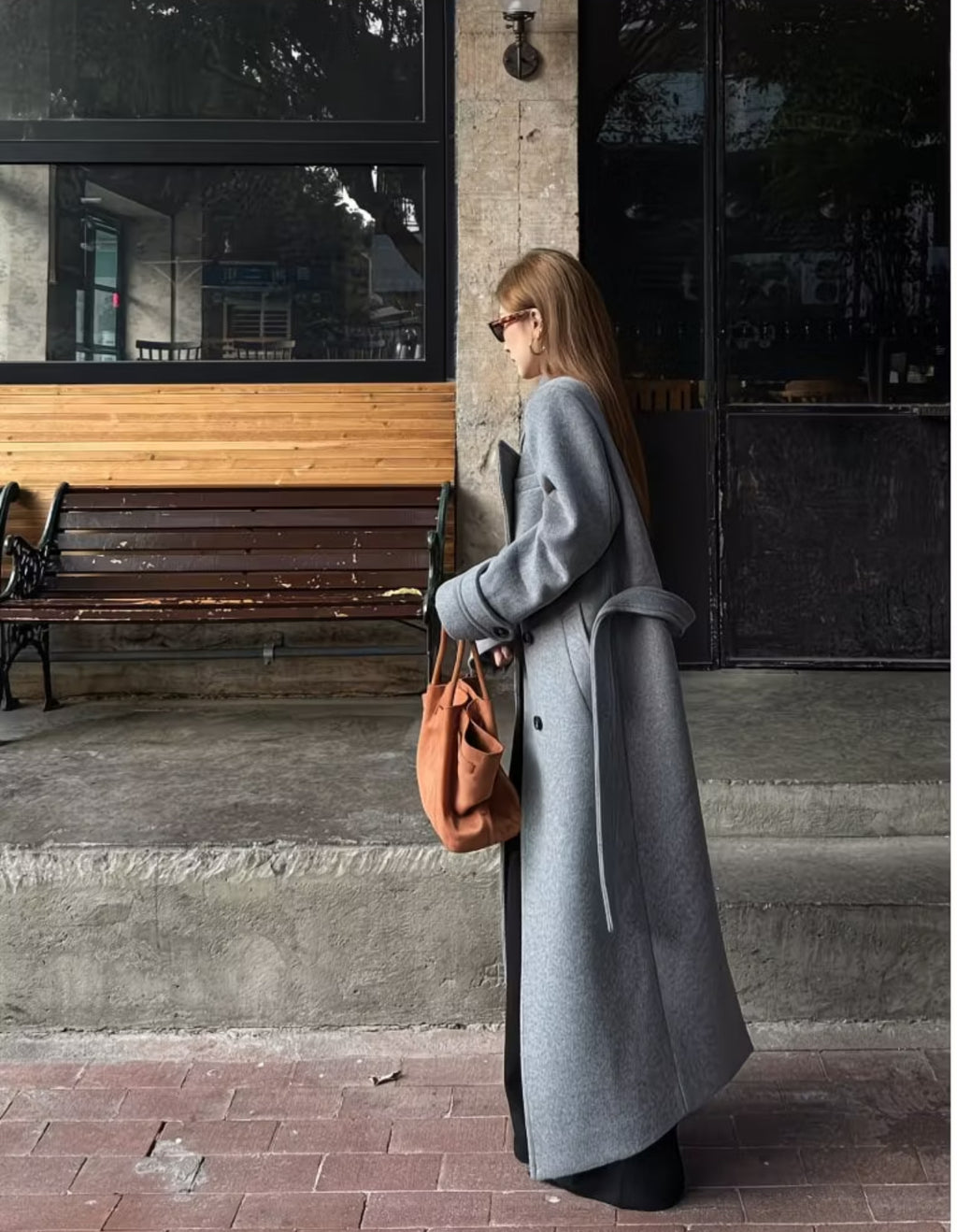 The Cabe Textured Long Coat