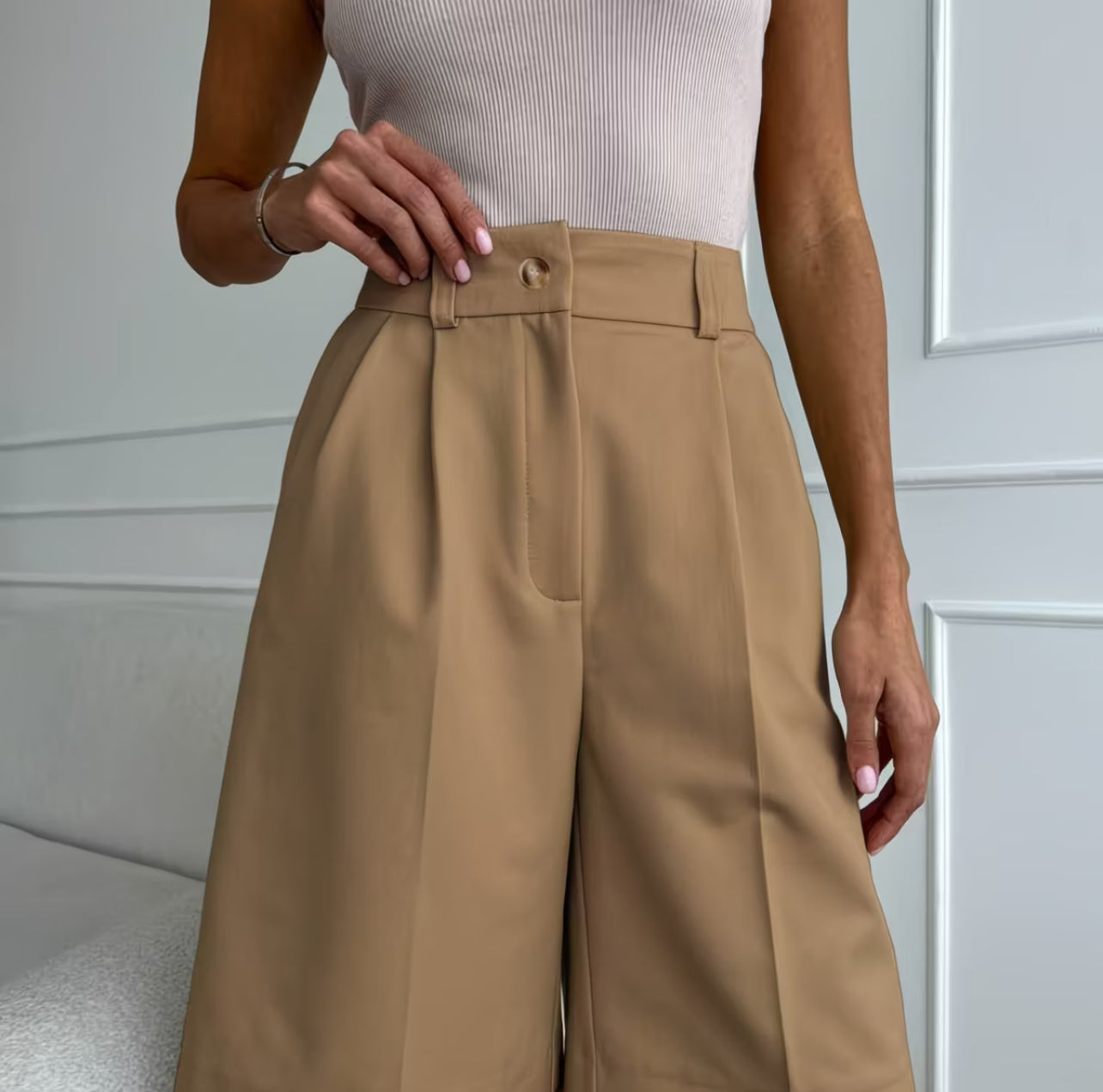 Women’s Casual Pocket Shorts – Stylish High-Waisted Everyday Summer Shorts