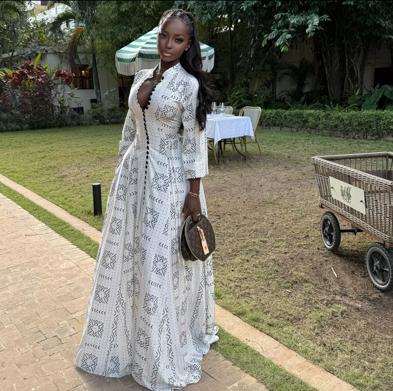 Azalia Printed Maxi Dress