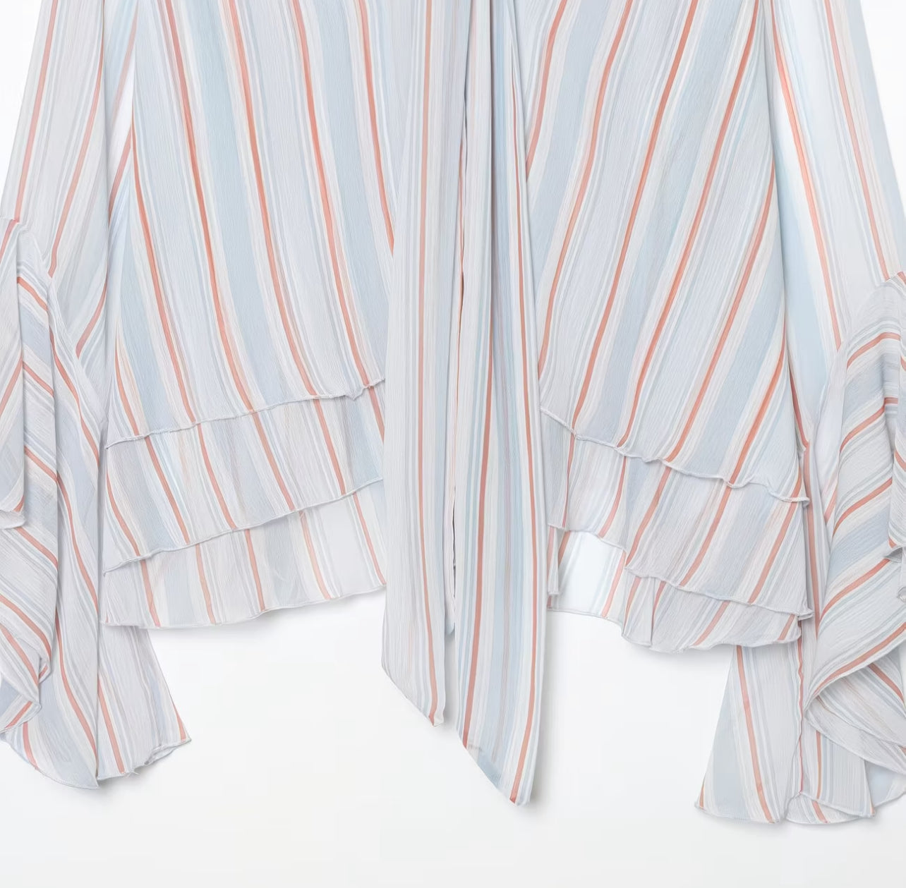 The Cabe Paris Stripe Tie-Front Blouse