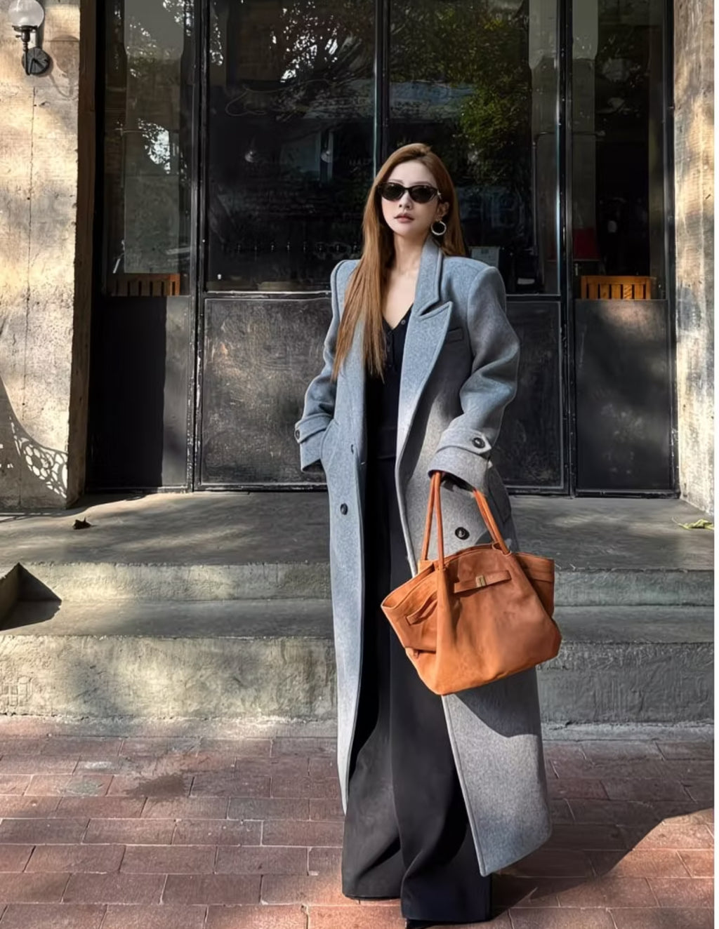 The Cabe Textured Long Coat