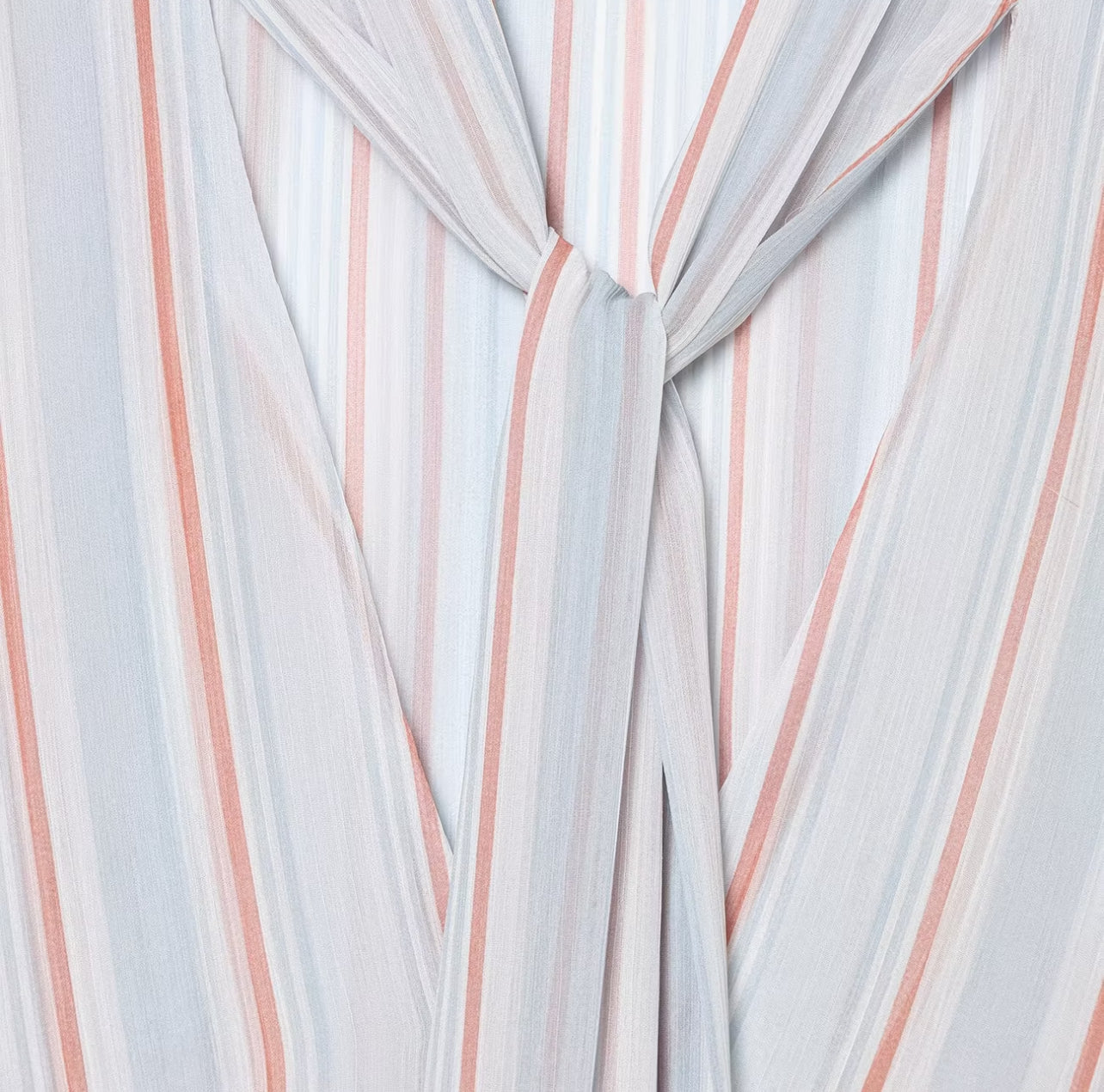The Cabe Paris Stripe Tie-Front Blouse